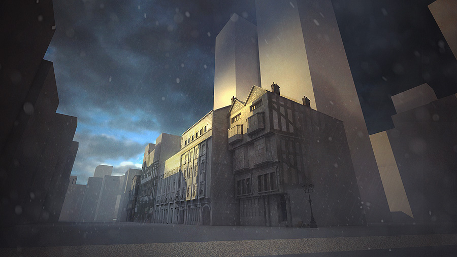 Victorian Street Concept 3ds max Victorian Street Concept 3ds max