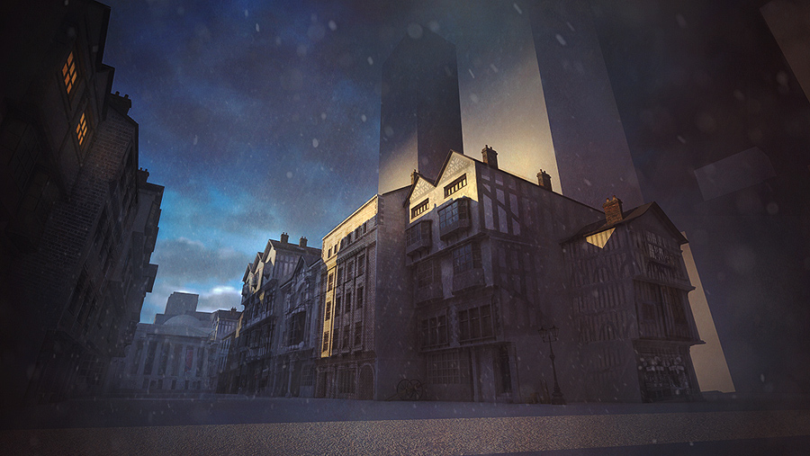 Victorian Street Concept 3ds max Victorian Street Concept 3ds max