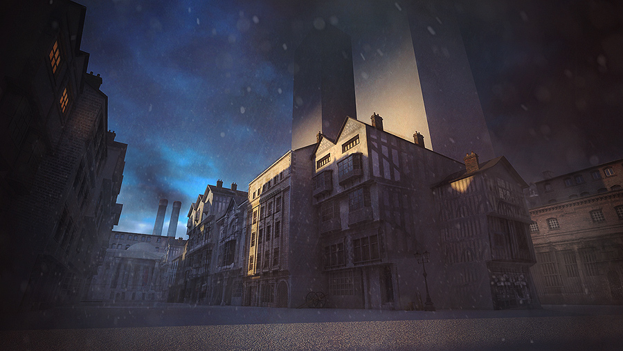 Victorian Street Concept 3ds max Victorian Street Concept 3ds max