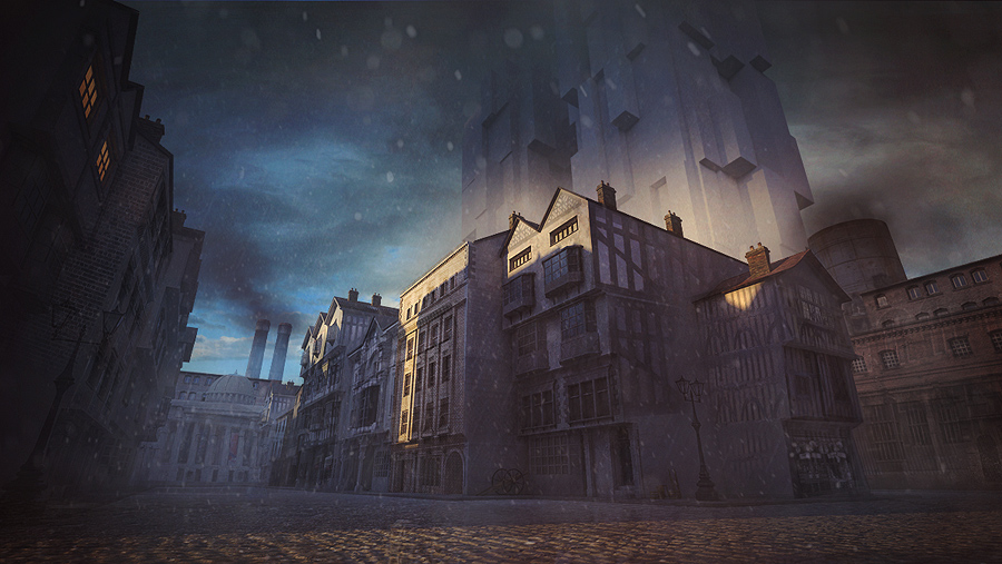 Victorian Street Concept 3ds max Victorian Street Concept 3ds max