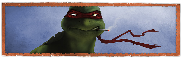 TMNT - Ninja Turtle photoshop digital painting