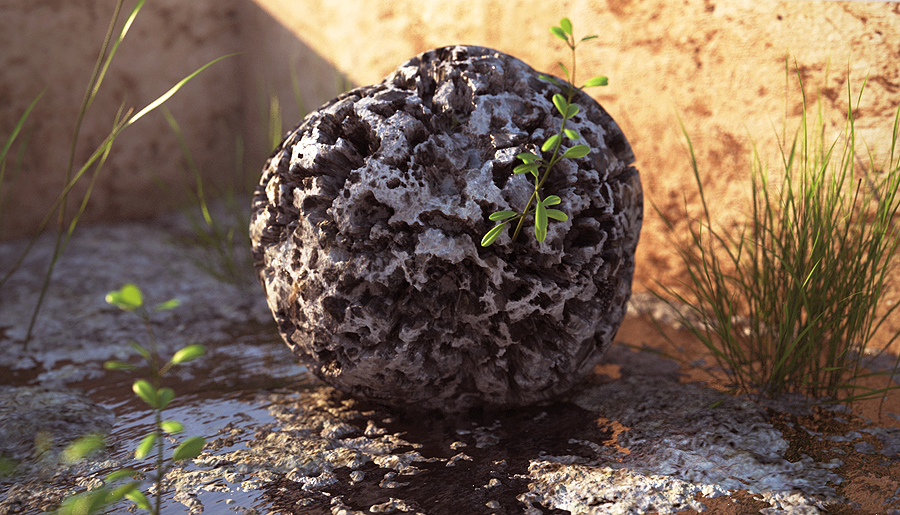 3ds max stone displacement