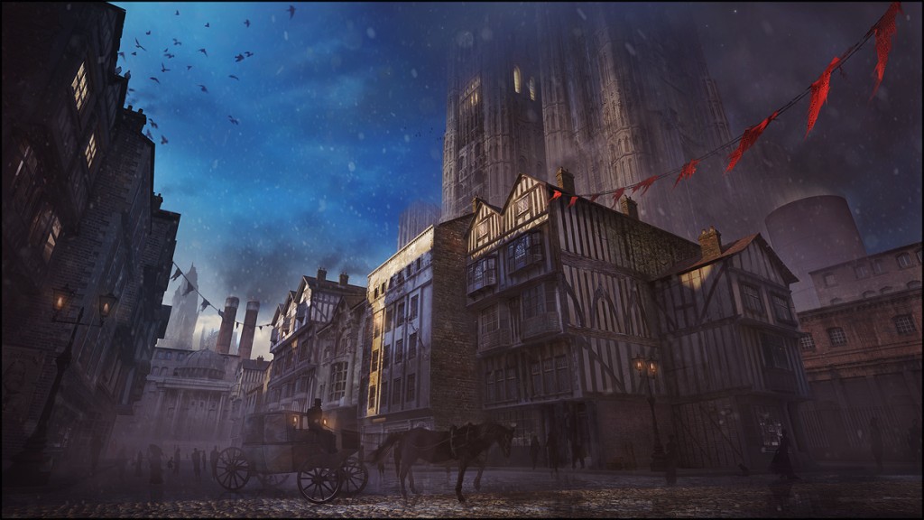 Victorian Street Concept Art Victorian Street Concept Art